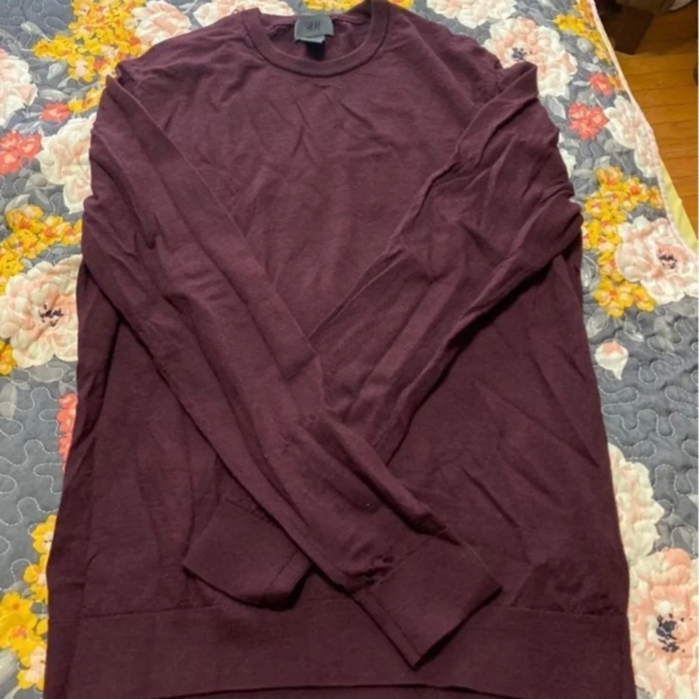 H&M Burgundy Sweatshirt
